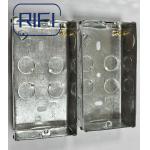 20mm 25mm 2 Gang Gi Box Electrical Junction Switch Box Outlet Socket Box