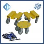 Nylon Strap Vehicle Dolly Wheel PVC Yellow 1500LBS Motorcycle Dolly For Garage for sale