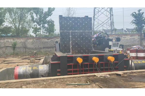 ISO9001 Automatic Scrap Metal Baler Machine 380V 3P 50 HZ