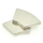Professional Arc Shaped Magnets / Neodymium Arc Magnets Customized Logo for sale