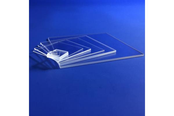 High Transmittance Square Optical Glass Window 0.1mm Thickness