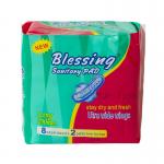 Blessing Professional Manufacturer Disposable Breathable Back Sheet Special Design Women Pads Feminine Sanitary Napkin for sale
