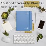 OEM ODM 16Mo Weekly Academic Planner With Yearly Monthly Perspectives