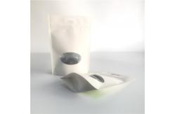 China Resealable Customized Paper Bags Stand Up Pouches Gravure Printing With Clear Window supplier