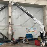 Hydraulic Power Marine / Deck Crane Telescopic Boom Pedestal for sale