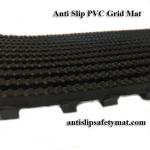 Two Layers PVC Non Slip Pool Mats Skid Resistant Self Draining