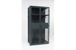 China Military , Gym Heavy Duty Storage Locker , Steel Ventilated Wire Mesh Partitions supplier
