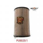 China Stock PU8020/1 Truck Spare Parts Fuel Filter Element For SINOTRUK for sale