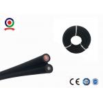 Low Eccentricity 6mm Twin Core Solar Cable , TUV Approved 2 Core Red And Black Cable for sale