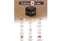 China Magnetic Productivity Ticktime Pomodoro Timer Cube Mute Vibration Adjustable Sound supplier