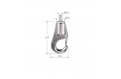 China Hook Sign Billboard Brass Adjustable Cable Gripper For Hanging System supplier