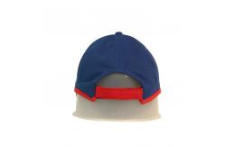 China Customizable Blue Embroidered Baseball Caps Sports Caps With Embroidered Patch supplier