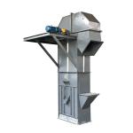 Vertical Stainless Steel Bucket Hoist Grain Soybeans / Bucket Elevator Equipment for sale