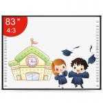 83 Inch Infrared Interactive Whiteboard 32768*32768 Suitable For Classroom for sale