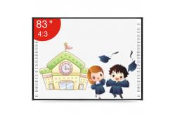 China 83 Inch Infrared Interactive Whiteboard 32768*32768 Suitable For Classroom supplier
