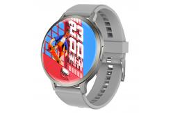 China Circle Shape AMOLED Display Smart Watch Heart Rate Sensor And Customizable Theme supplier