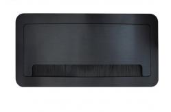 China Black Brush Conference Table Power Box Aluminum Material  With HDMI And VGA supplier