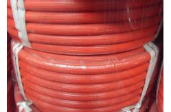 China Flexible Groove Surface Rubber Water Hose , Insulated Water Hose With Fiber Braided supplier