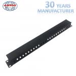 19 Inch Networking Horizontal Cable Manager 1u 24 Ports Rack Mount In Black for sale