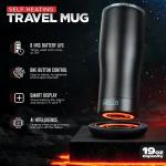 Custom Smart Heated Coffee Mug LED Screen Self-Adjusting Temperature For Convenient Direct Drinking For Travel Car Made for sale