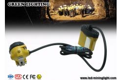 China 25000 Lux Waterproof LED Mining Light With Warning Red Light on Cable supplier