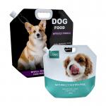 Dog Cat Food Packaging Containers With Handle Color Printed Spout Pouch Packaging for sale