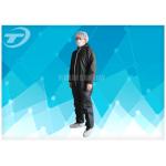 Lightweight Anti - Acid Disposable Coverall Suit Microporous Film Laminated Fabric for sale