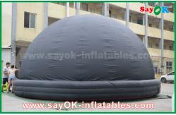 China 6m DIA Black Mobile Inflatable Planetarium Dome Projection Tent With Air Blower supplier
