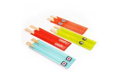 China 2019 popular paper cover chopsticks custom bamboo disposable bamboo chopsticks with logo supplier
