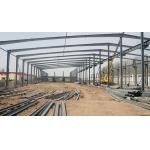 Customized Prefab Commercial Building Portal Frame With Steel H Section