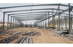 China Customized Prefab Commercial Building Portal Frame With Steel H Section supplier