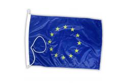 China 2x3 Foot European Union Flag Shinning Polyester Canvas Header and Rope Customized supplier