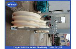 China Overhead Line Single Sheave Conductor Stringing Triple Pulley Block supplier