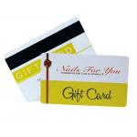 Plastic Gift Cards With Magnetic Stripe Plastic Customer Loyalty Cards Rectangular for sale