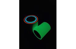 China Anti Slip Luminous Adhesive Tape Green Marking PET Film Retro Reflectivity Pavement supplier
