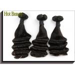 7A Grade Virgin Human Hair One Donor Cut From Young Girl , Healthy And Bouncy Egg Curl for sale