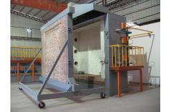 China Vertical Building Construction Materials Testing Equipment Fire Resistance Tester ISO834-1 supplier