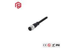 China Signal M12 Plastic Straight Angled Waterproof Aviation Connector supplier