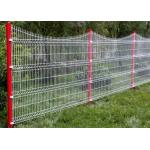 PE Coated 50*200mm Wire Mesh Security Fence Rectangle Post Matched for sale