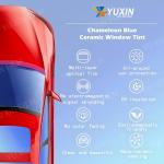 Removable Chameleon Window Tint Film No Residue Solar Control Easy Installation