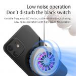 Type c Fast 15W Magnetic Wireless Phone Charger With Cooling Fan for sale