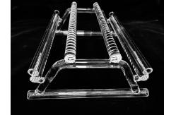 China Quartz Apparatus Quartz Wafer Carrier Quartz Wafer Boat For Wafer Diffusion supplier