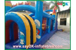 China Obstacle Course Bounce House Family Inflatable Bounce CE Certificated Blower Cartoon Model supplier