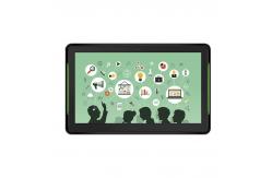 China 10.1Inch RK3399 CPU meeting room booking tablet With Both Sides Led Light supplier