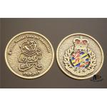 Iron Custom Challenge Coins Antique Gold Crown And Animal Coins With Velvet Pouch for sale