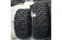 China 10-24 Wheel Loader Rubber Tire / Tyre Protection Chain Mini Loader Protection Chain supplier
