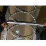 500mm Coil Diameter Flat Rape Coils Razor Wire To Security Fence