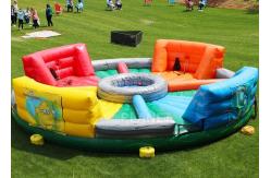 China Giant Inflatable Sports Games Human Hungry Hippo Chow Down 6 M Diameter supplier