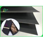 Recyclable Pulp 250gsm  - 800gsm One Side Black Paper Board For Calendar for sale