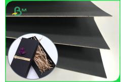 China Recyclable Pulp 250gsm  - 800gsm One Side Black Paper Board For Calendar supplier